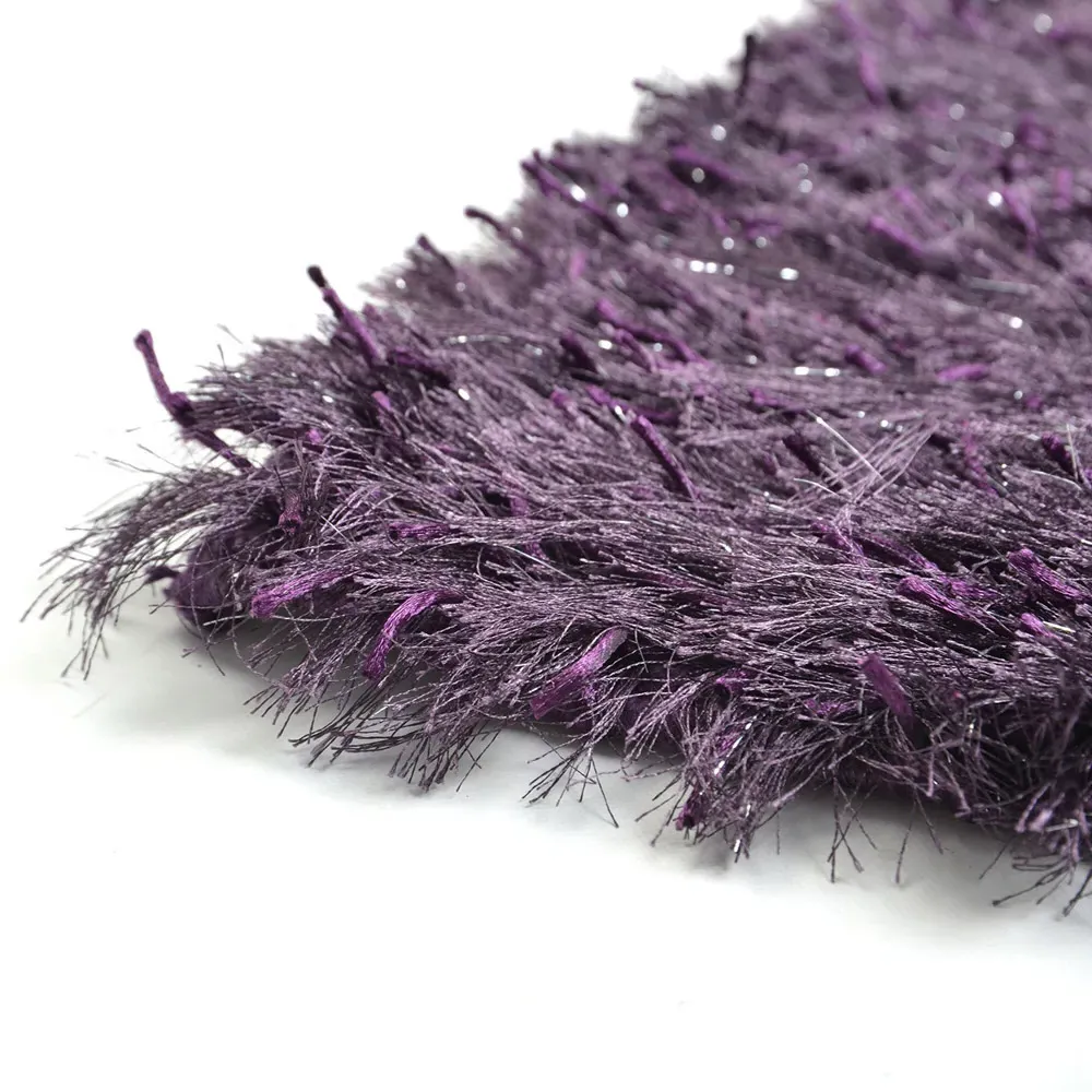 Shimmer Sparkle Pedestal Mat - Purple