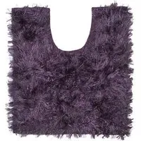 Shimmer Sparkle Pedestal Mat - Purple