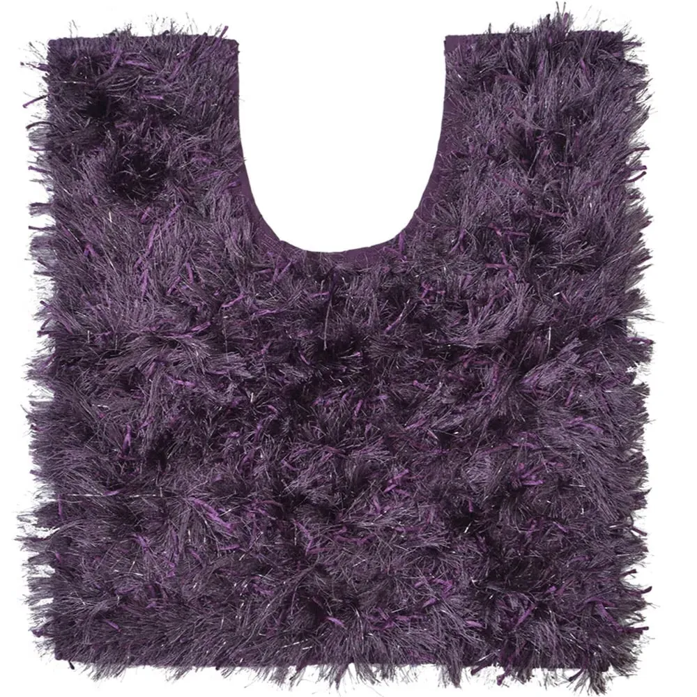 Shimmer Sparkle Pedestal Mat - Purple image