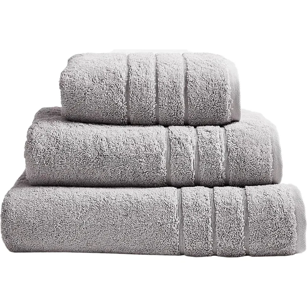 Smoke Grey Hotel Heavyweight Hand Towel - Grey, Cotton