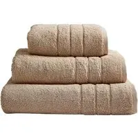 Stone Hotel Heavyweight Bath Sheet - Brown, Cotton