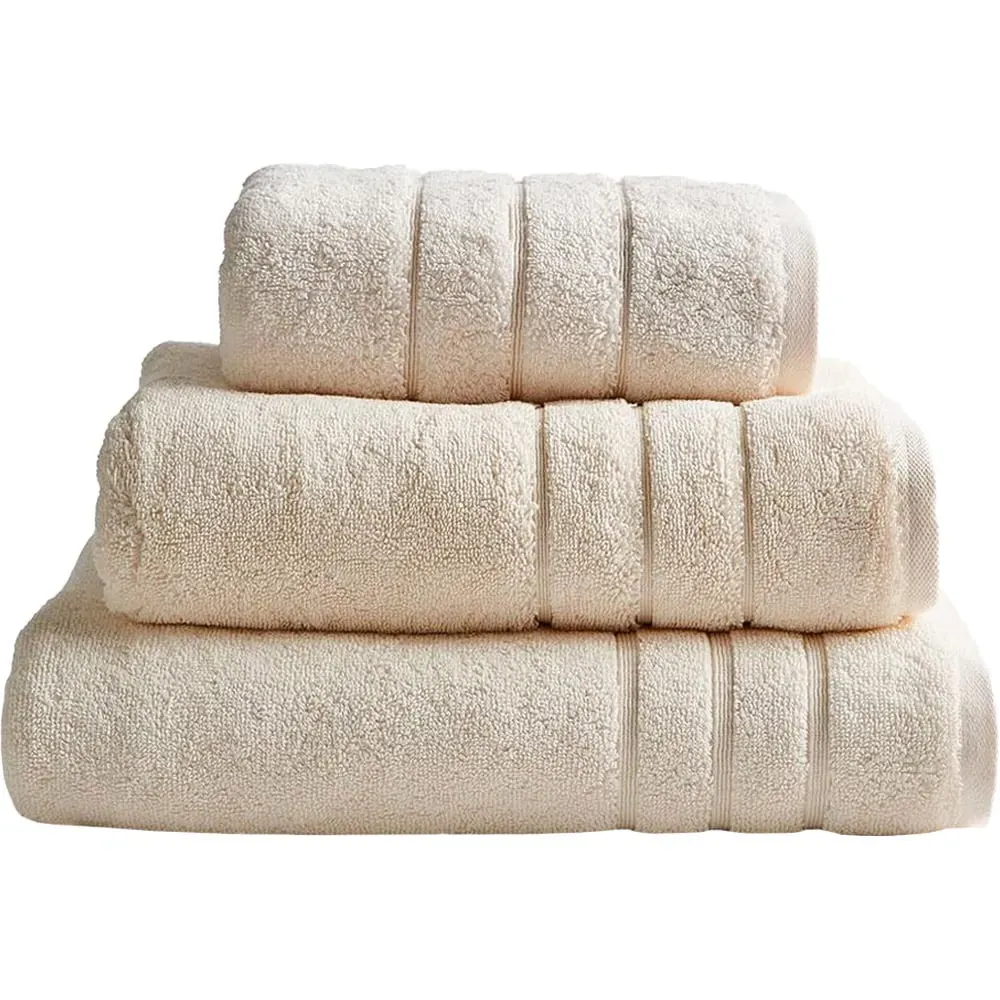 Stone Hotel Heavyweight Bath Towel - Cream, Cotton