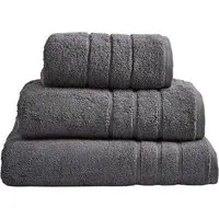 Stone Hotel Heavyweight Bath Towel - Grey, Cotton