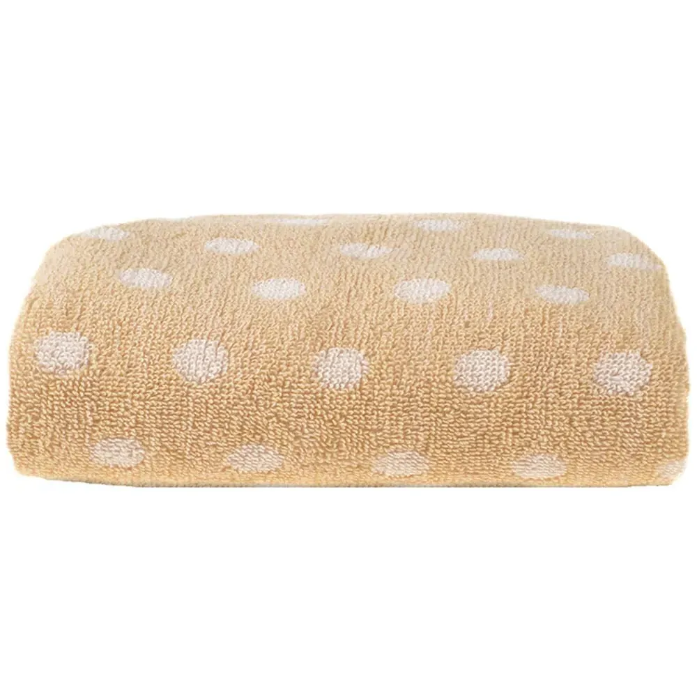 Stone Polka Dot Hand Towel - Cream