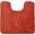 Terracotta Microfibre Non-Slip Pedestal Mat - Orange