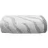 Zebra Print Sculpted Bath Sheet - Grey