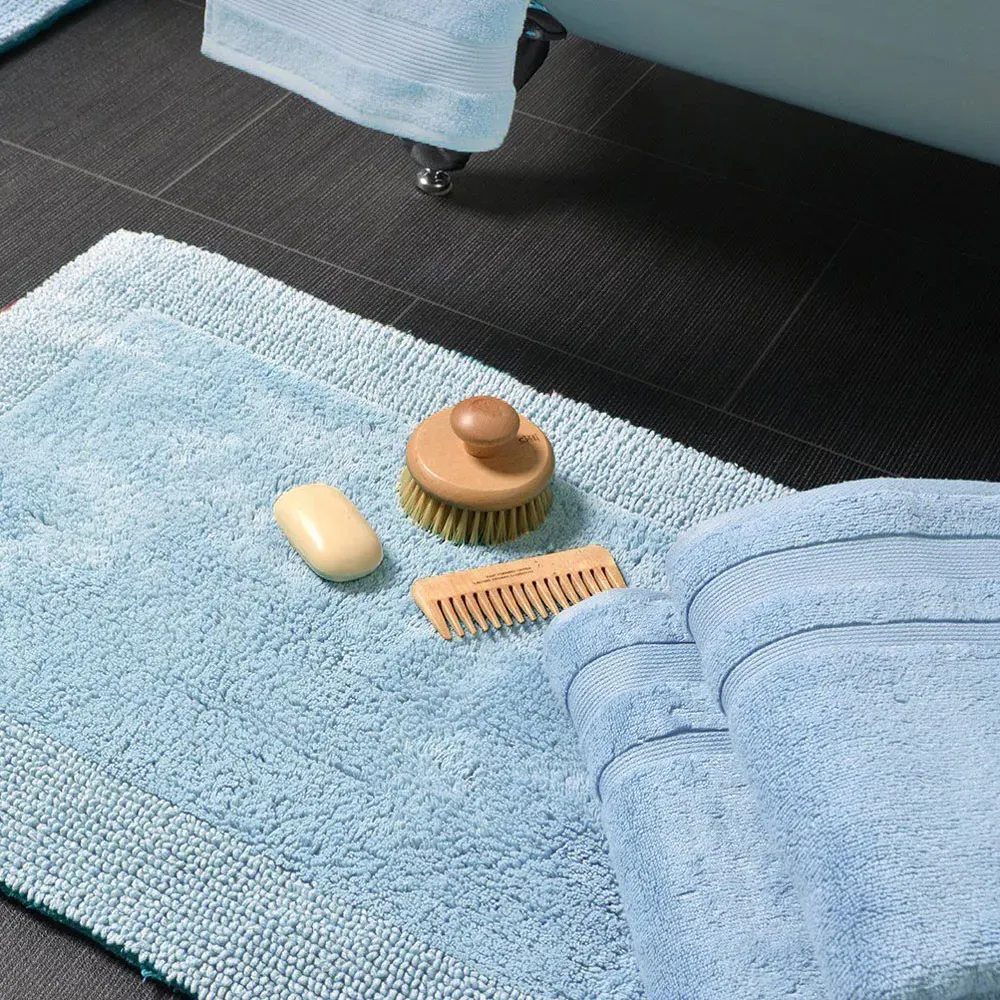 Zero Twist Egyptian Cotton Bath Sheet - Blue