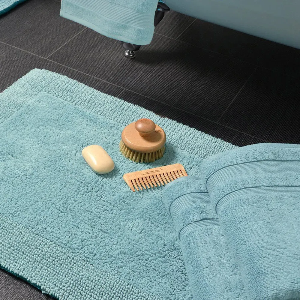 Zero Twist Egyptian Cotton Bath Sheet - Blue