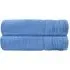 Zero Twist Egyptian Cotton Bath Towel 2 Pack - Blue