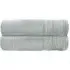 Zero Twist Egyptian Cotton Bath Towel 2 Pack - Grey