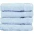 Zero Twist Egyptian Cotton Face Cloth 4 Pack - Blue