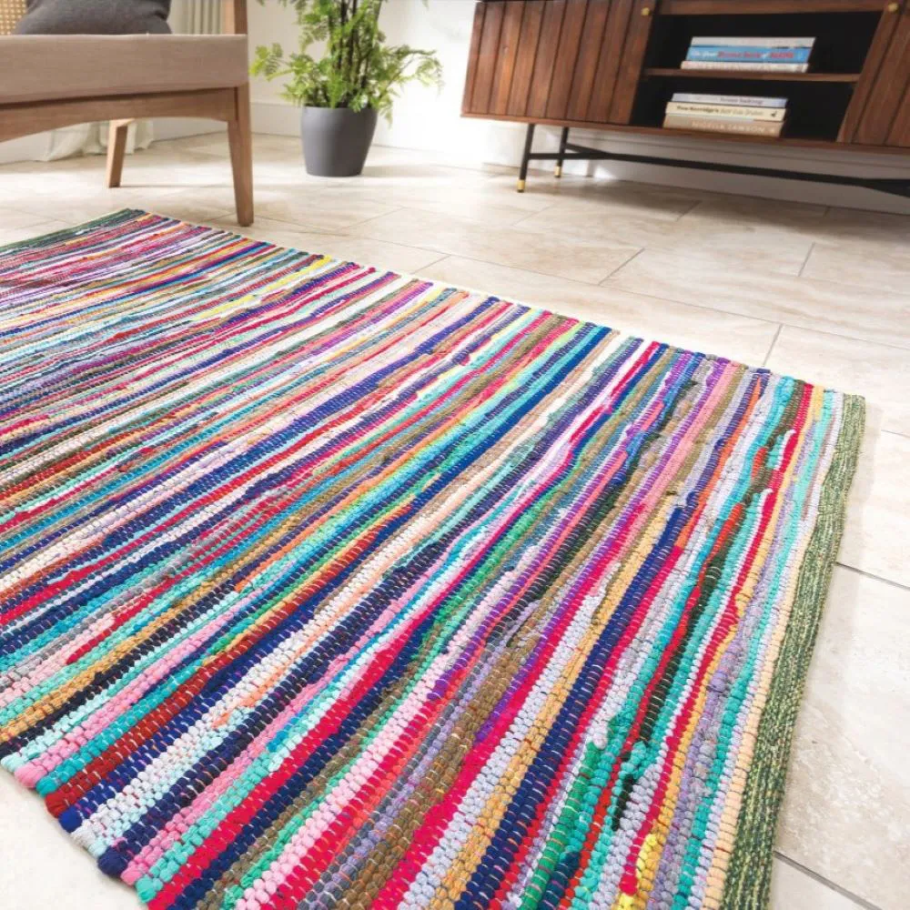 Chindi Recycled Rag Rug - Multi