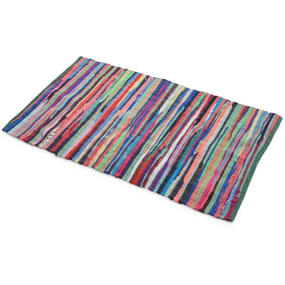 Chindi Recycled Rag Rug - Multi image