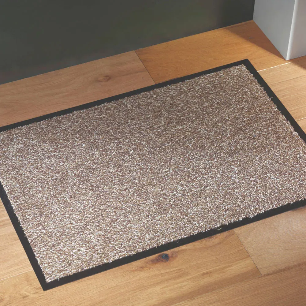 Flexi Utility Non Slip Door Mat - Beige