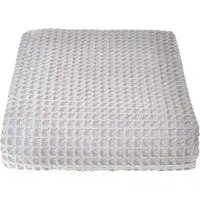Hotel Large Waffle Throw Blanket - Grey