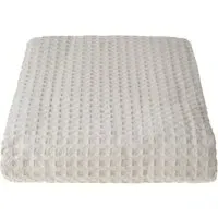 Hotel Taupe Waffle Throw Blanket - Brown