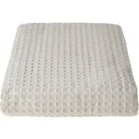 Hotel Taupe Waffle Throw Blanket - Brown