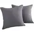 Hotel Waffle Cushion Cover 2 Pack - Graphite, Cotton