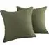 Hotel Waffle Cushion Cover 2 Pack - Khaki, Cotton