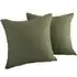 Hotel Waffle Cushion Cover 2 Pack - Khaki, Cotton