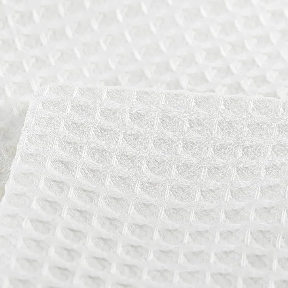 Hotel Waffle Cushion Cover 2 Pack - White, Cotton