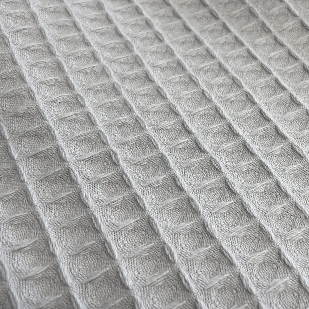 Hotel Waffle Throw Blanket - Grey