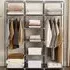 Folding Fabric Wardrobe - Grey