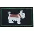 Garden Decor Scottie Dog Coir Door Mat - Black