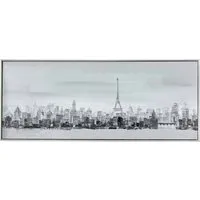 Bonne Nuit Paris Wall Art - Multi, Silver Frame