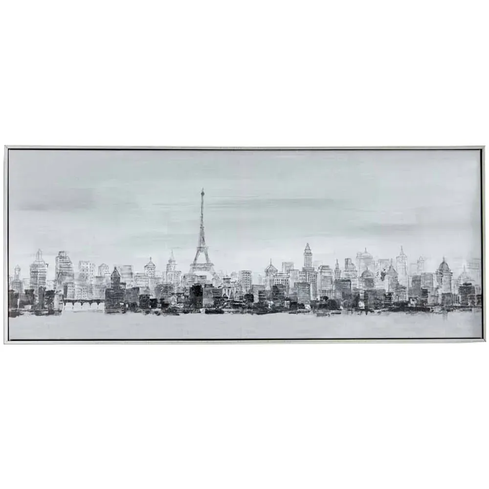 Bonne Nuit Paris Wall Art - Multi, Silver Frame image