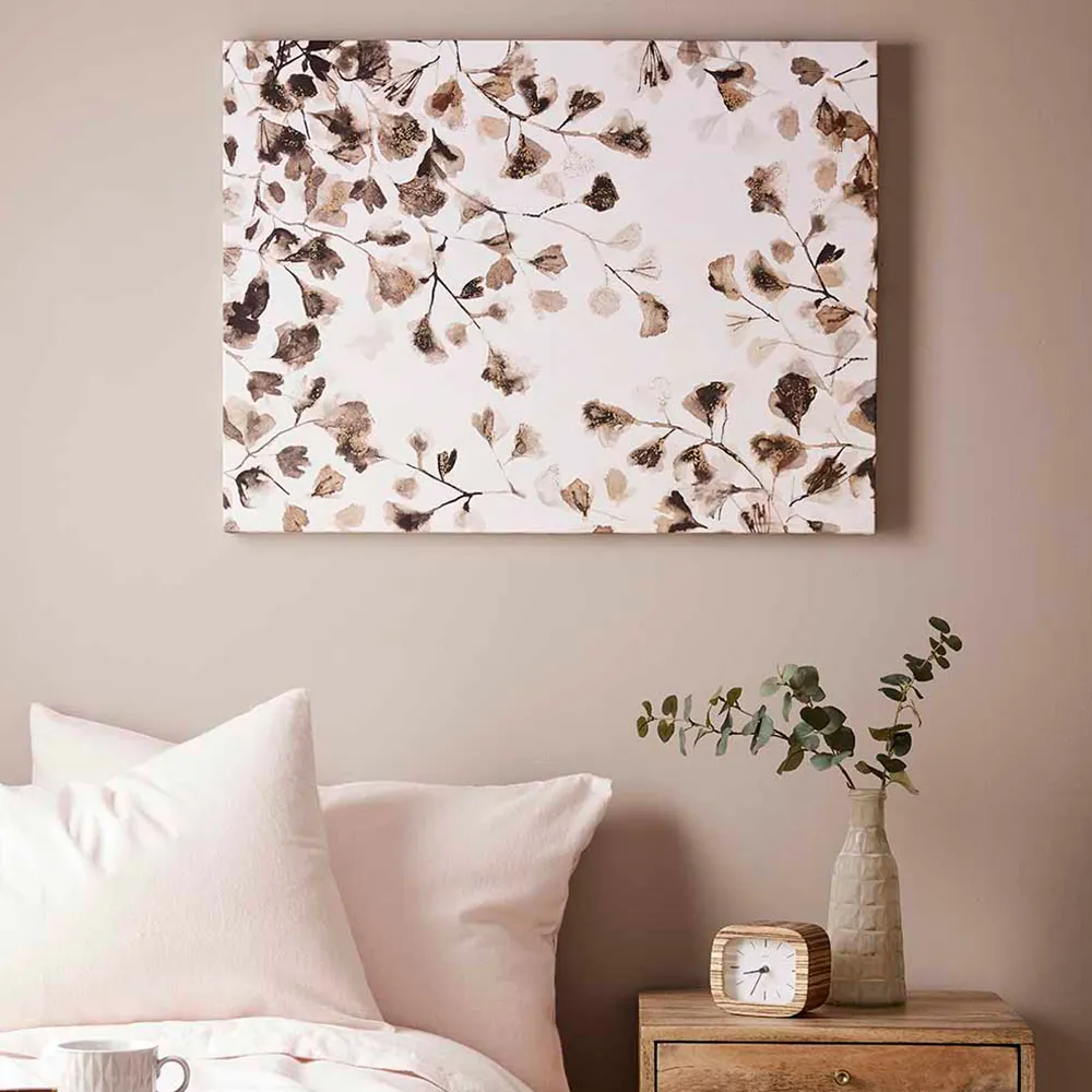 Sepia Nature Trail Canvas Print - Multi