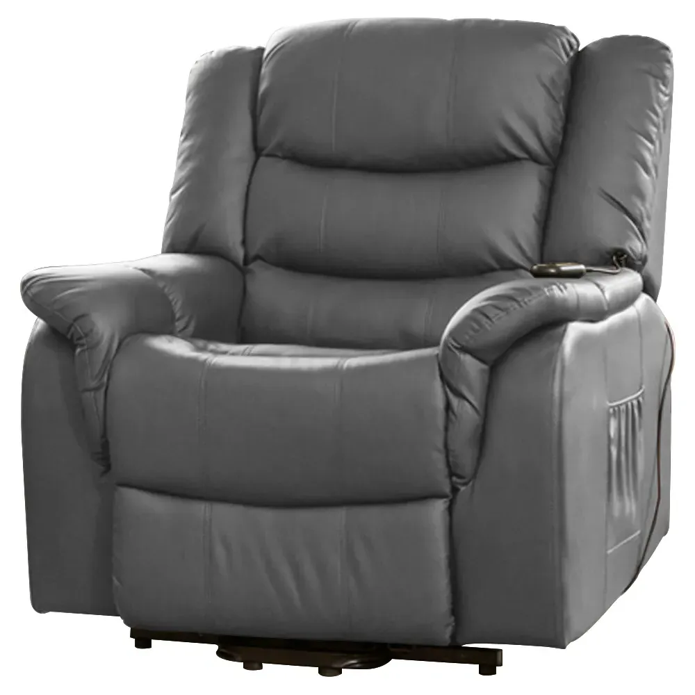 Almeira Electric Riser Recliner Chair with Massage - Grey
