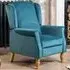 Barksdale Wingback Recliner Armchair - Teal, Velvet
