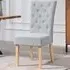 Carrara Set of 2 Dining Chairs - Light Grey, Fabric