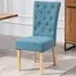 Carrara Set of 2 Dining Chairs - Teal, Fabric