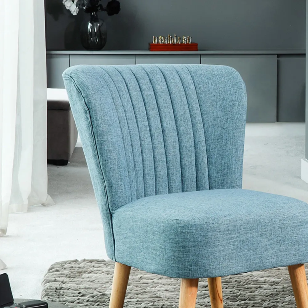 Cassaro Accent Chair - Teal, Fabric