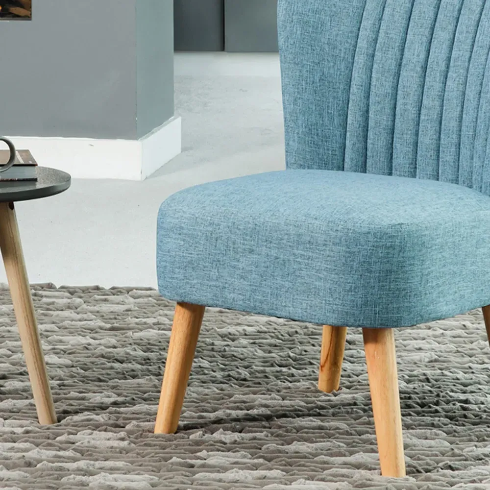 Cassaro Accent Chair - Teal, Fabric