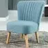 Cassaro Accent Chair - Teal, Fabric
