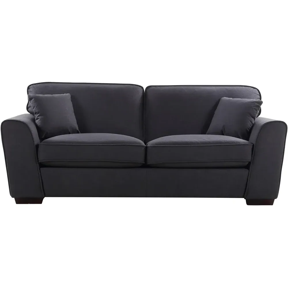 Chelsea 3-Seater Sofa - Charcoal, Fabric