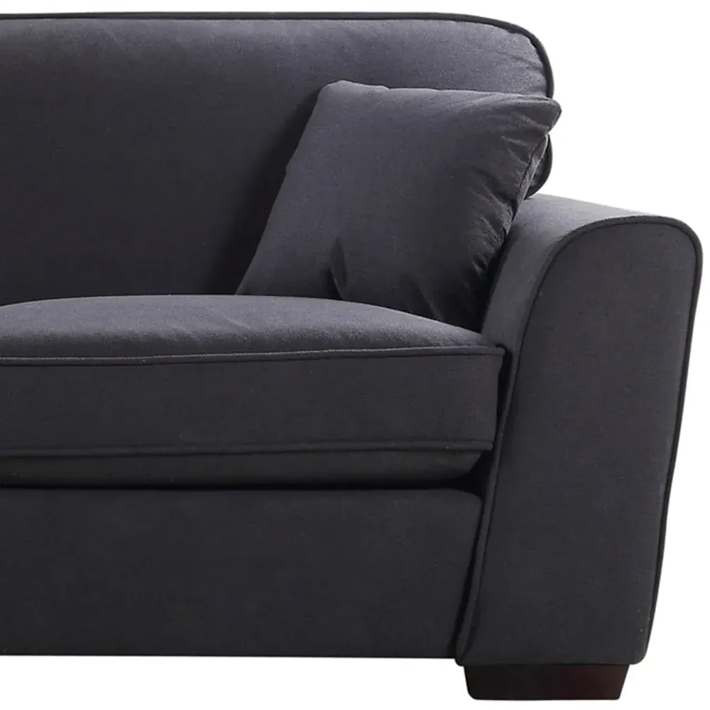 Chelsea 3-Seater Sofa - Charcoal, Fabric