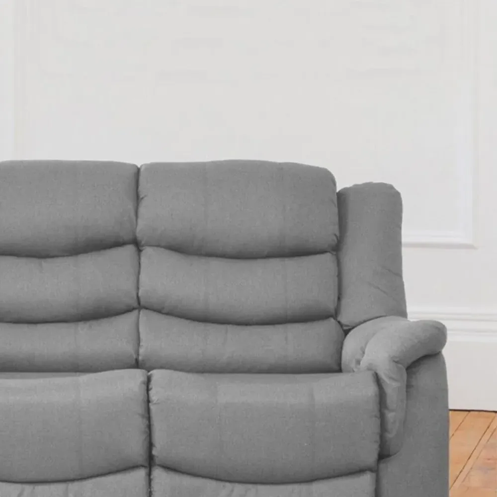 Colfax 2-Seater Recliner Sofa - Light Grey