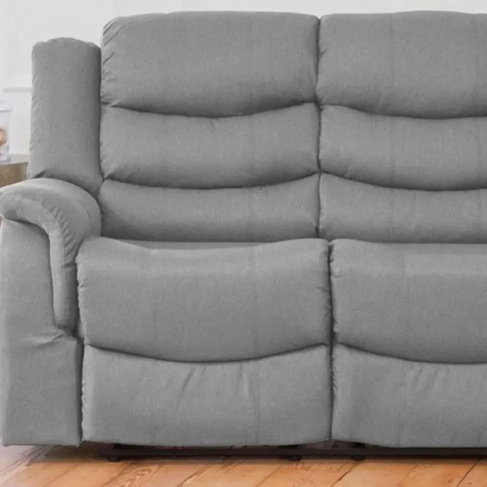 Colfax 2-Seater Recliner Sofa - Light Grey