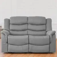 Colfax 2-Seater Recliner Sofa - Light Grey
