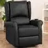 Corcoran Electric Recliner Chair with Massage and Heat - Black