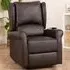 Corcoran Electric Recliner Chair with Massage and Heat - Brown