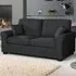 Dawson 2-Seater Sofa Bed with Pull-Out - Black, Fabric