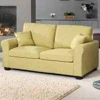 Dawson 2-Seater Sofa Bed with Pull-Out - Green, Fabric