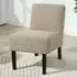 Elara Fabric Accent Chair - Light Brown