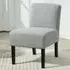 Elara Fabric Accent Chair - Light Grey