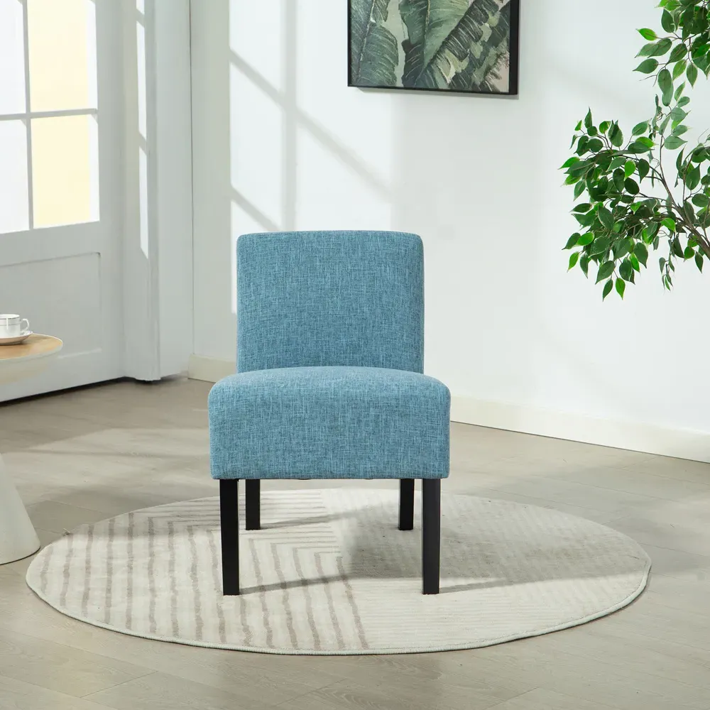Elara Fabric Accent Chair - Teal